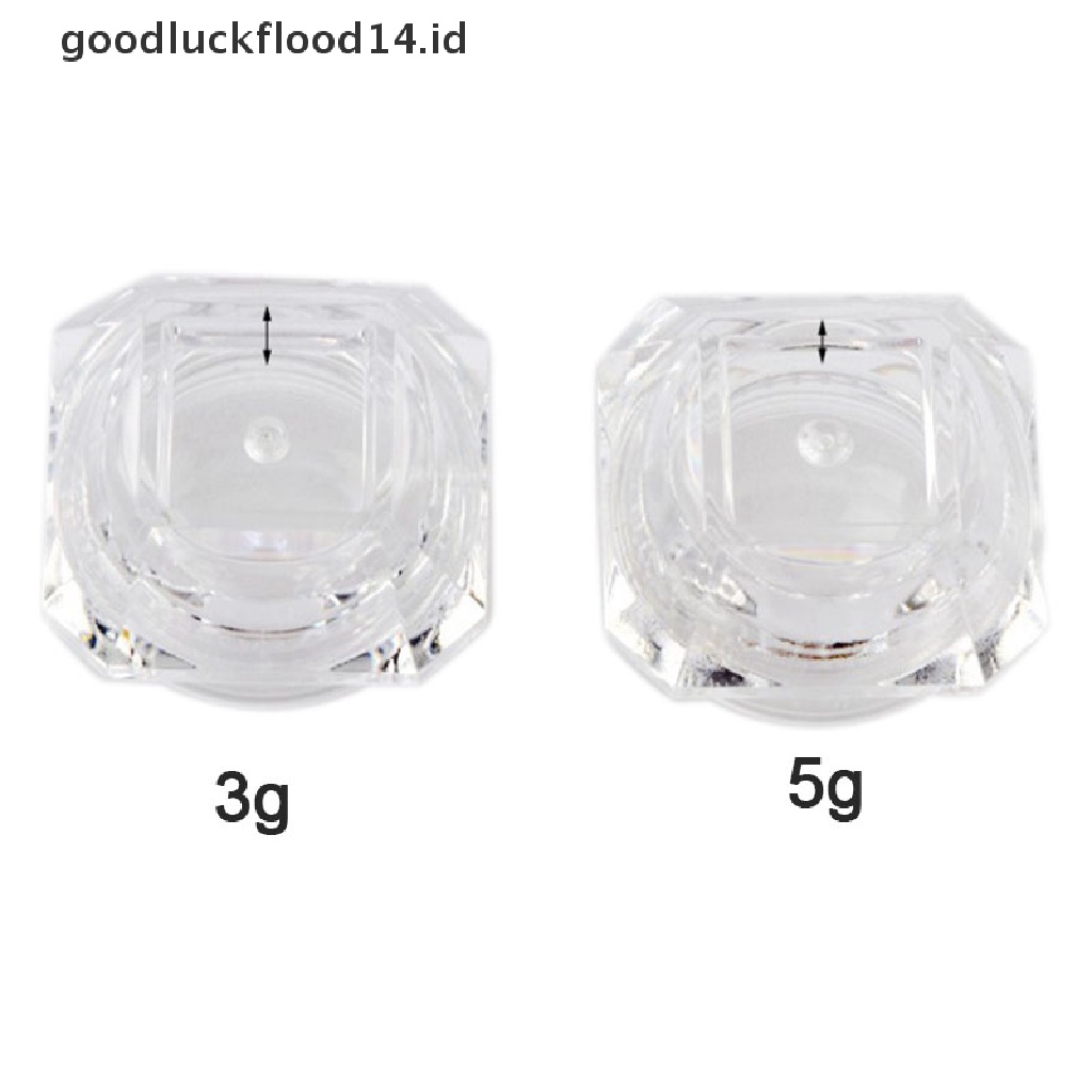 [OOID] 10pcs Empty Sample Vials Jar Pot Container Fit Makeup Cosmetic ID