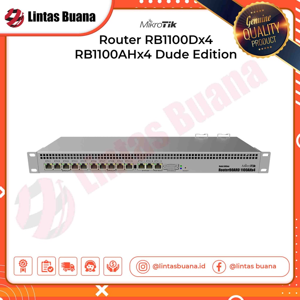 Mikrotik RB1100Dx4 Router Dude Edition