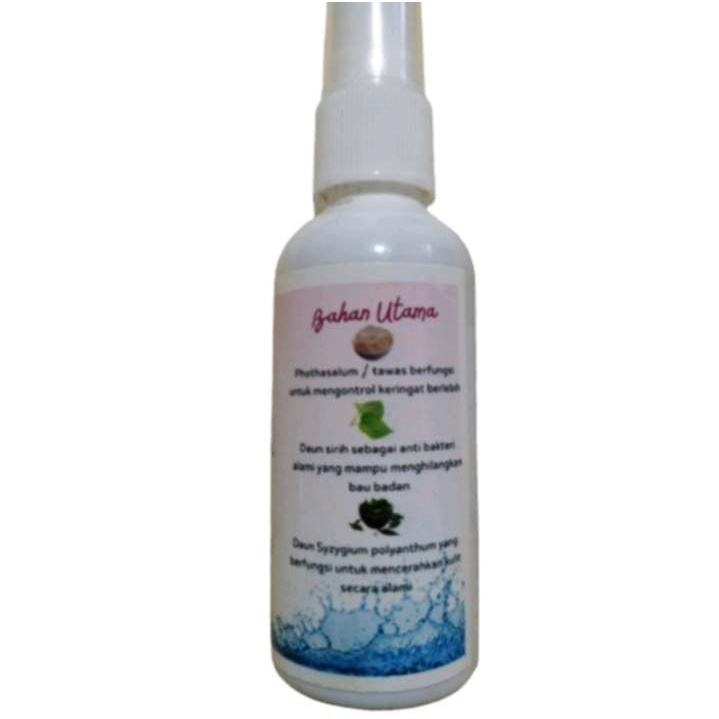 (RS)Deodorant spray/Deola Spray/Deodorant Alami/Deodorant anti Bau badan