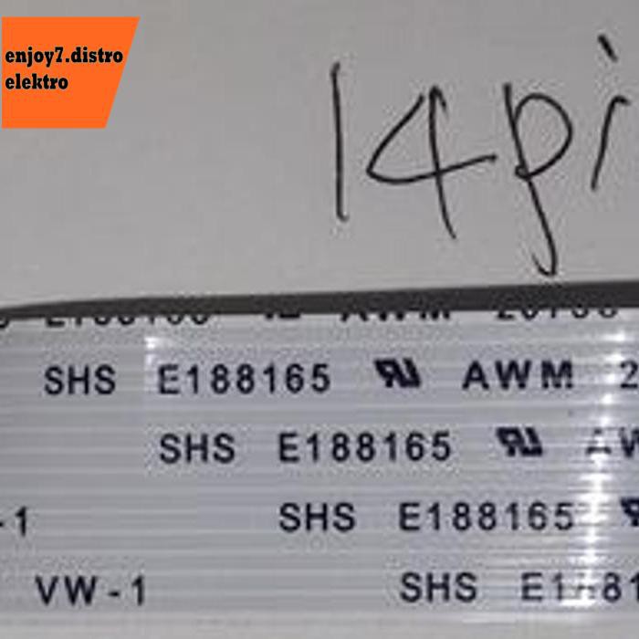 Flexible Cable 14 Pin E188165 Awm 20798 80C 60V Vw-1 Bishele88 Diminati Banget
