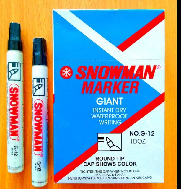 

Snowman permanent marker G-12