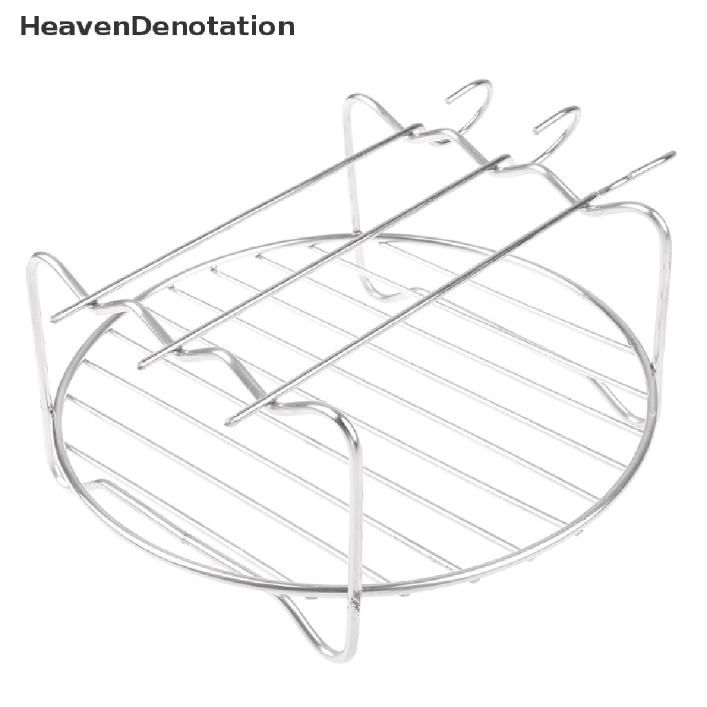 Rak Holder Panggangan Barbekyu Bahan Stainless Steel Model Double Deck