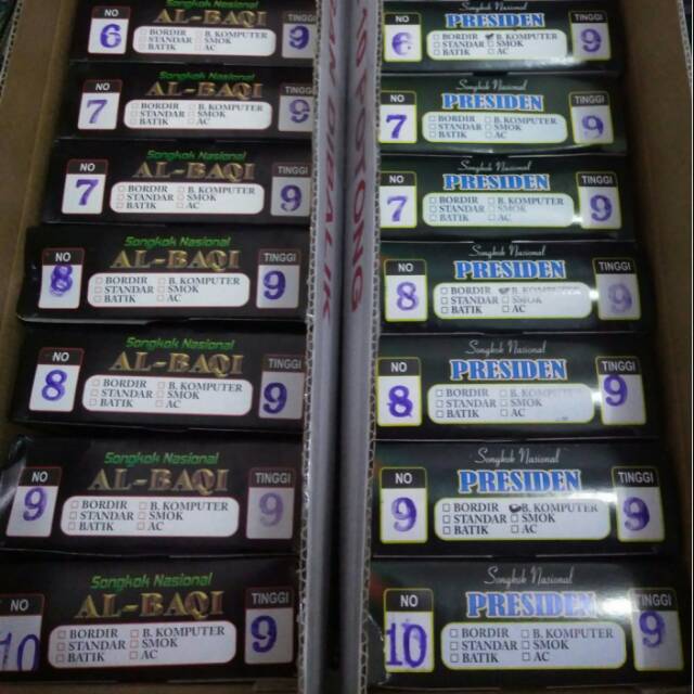 Peci Songkok Kopiah NU - Bludru Nasional Hitam NU - Al-Baqi dan Presiden - Kwalitas Paling Bagus