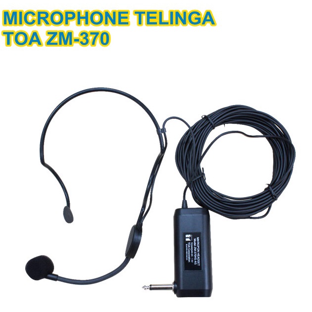 MIC TELINGA HANDSET MIC CONSEDOR TOA ZM 370 TOA ZM370 ZM370 HS AS