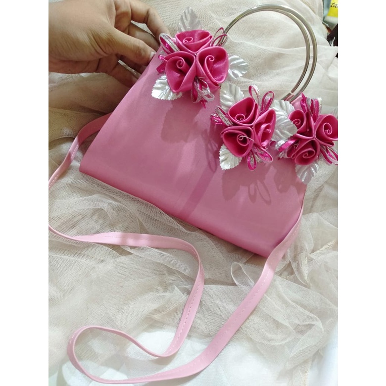 TAS SELEMPANG WARDAH MODEL CLUTCHES DAN SELEMPANG BAHAN SATIN HALUS TERMURAH BISA COD BEST SELLER