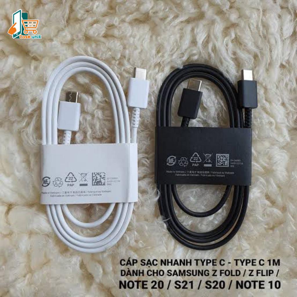 Kabel Data Cable Samsung cabutan S21 nonpack super fast Charging for Galaxy A23 A33 A53 A73 5G s21+ S21fe s21ultra s22 s22+ s22ultra note20 Note20ultra s23 s23+ s23ultra z flid 4 z fold 4 z flip 3 z fold 3 TYPE C TO TYPE C CS5759