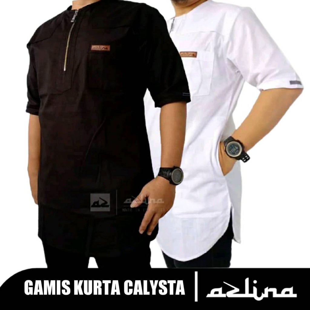 Baju kokoh pria modern atasan muslim kurta pakistan best style kekinian bisa (COD)