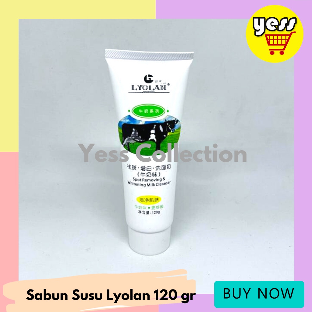 Sabun Susu Lyolan 120 gr Lyolan Milk Soap Facial Scrub Milk Cleanser COD