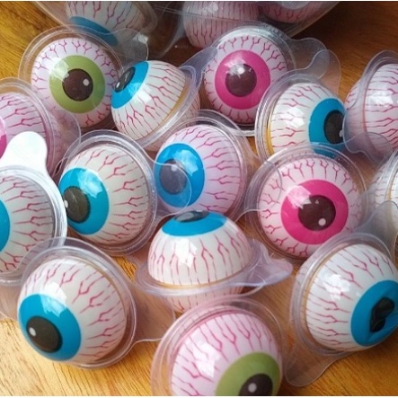 DISKON COD⚡ Permen Trolly Jelly Gummi Viral Jelly Trolli HALAL Bola Mata Gummy Permen Trolly Jelly G