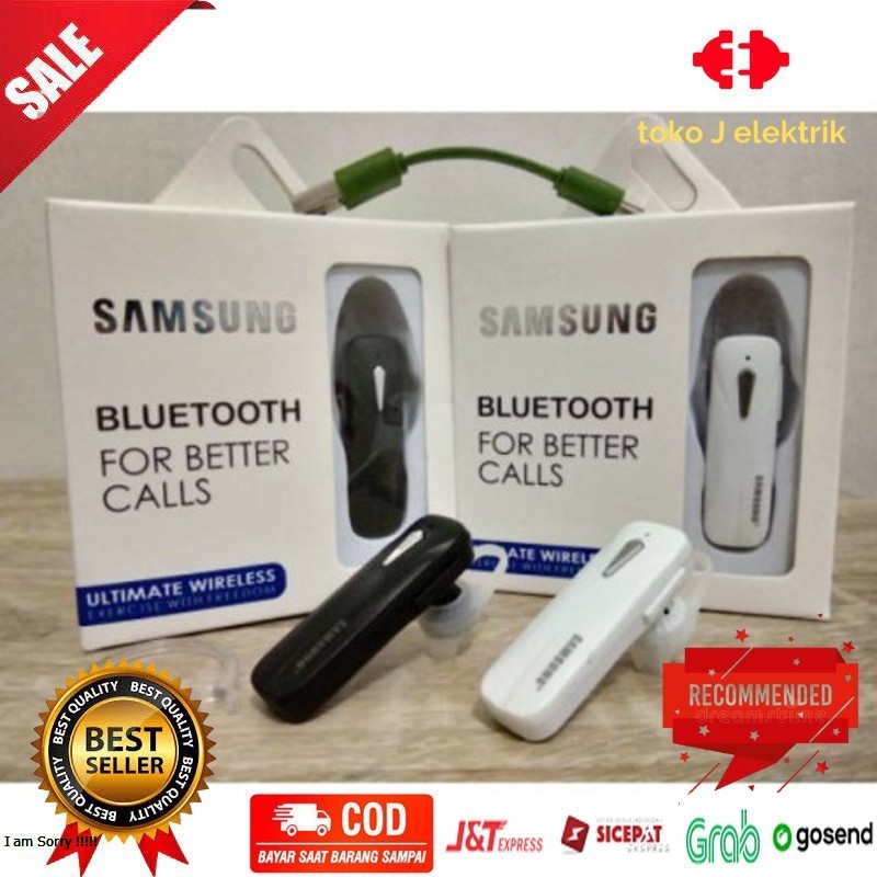 Headset hanset henset hedset  sport wireless blutut bluetooth samsung mega bass murah brerkwalitas
