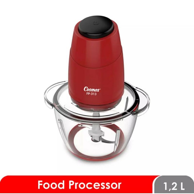 Food Processor Cosmos FP 313 Kapasitas 1,2 L Chopper Cosmos 313 Penggiling Daging Penggiling Bumbu