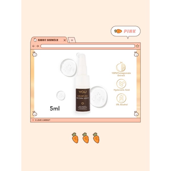 YOU golden age refining serum- 5ml