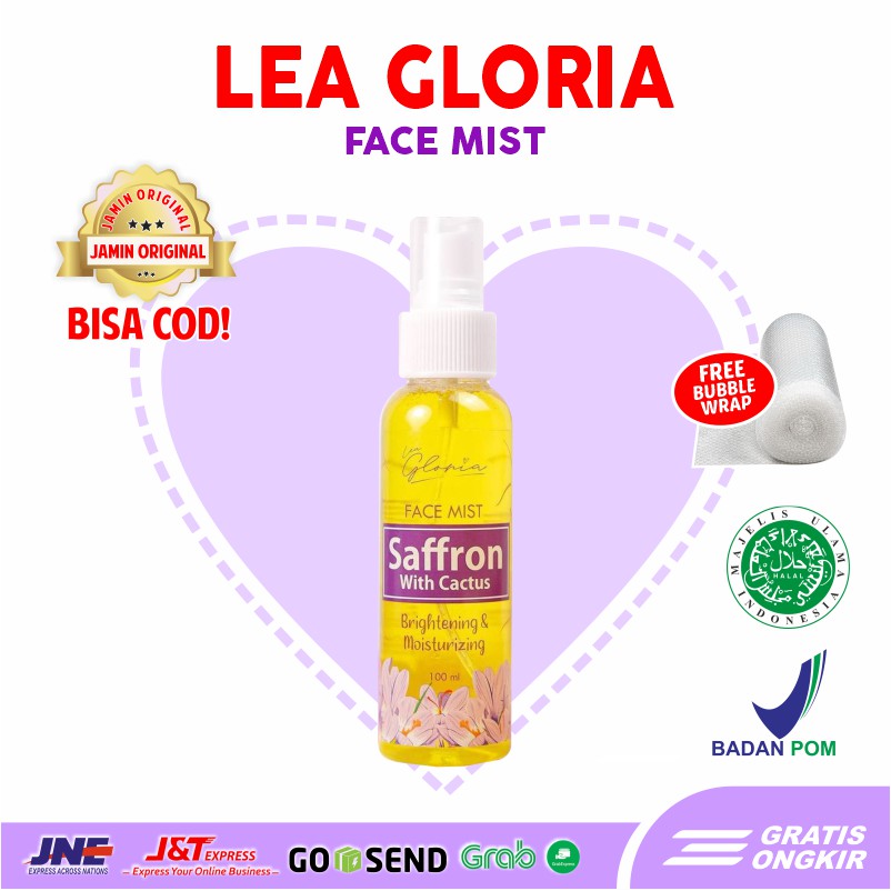 Face Mist Saffron NEW FORMULA Lea Gloria Water Toner Face Mist Saffron NEW FORMULA Lea Gloria Water Toner