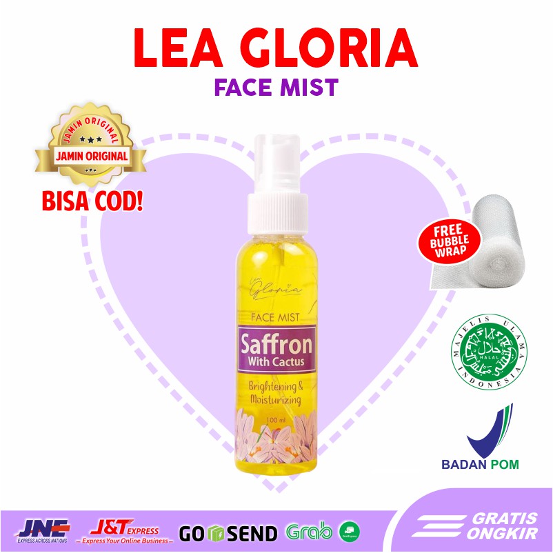 Face Mist Saffron NEW FORMULA Lea  Gloria Water Toner 