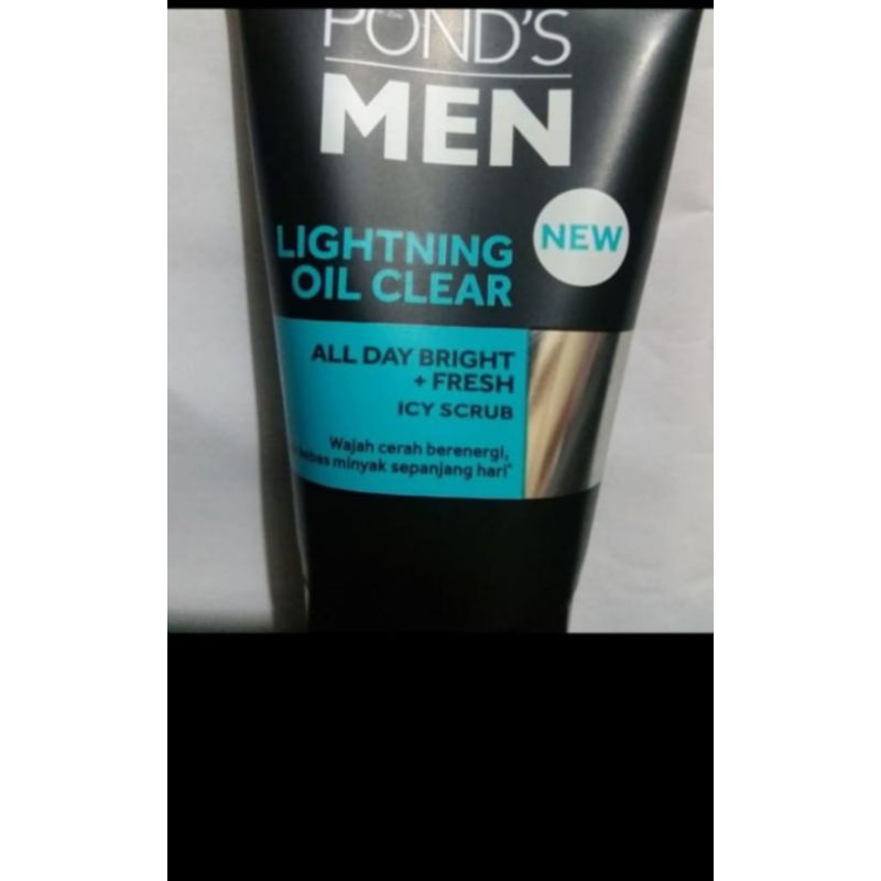 Pond's men lightening oil clear new all day bright + fresh 100 g