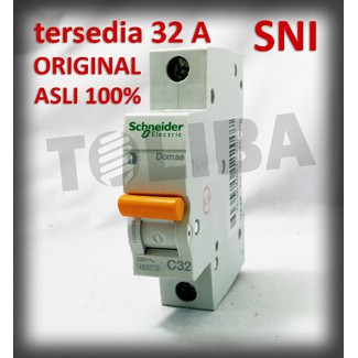 mcb schneider 1phase 1P 32a / mcb 32a / SNI original / mcb listrik 32 ampere / schneider original