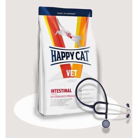 happy cat vet intestinal Freshpack 1kg makanan kering untuk kucing diare
