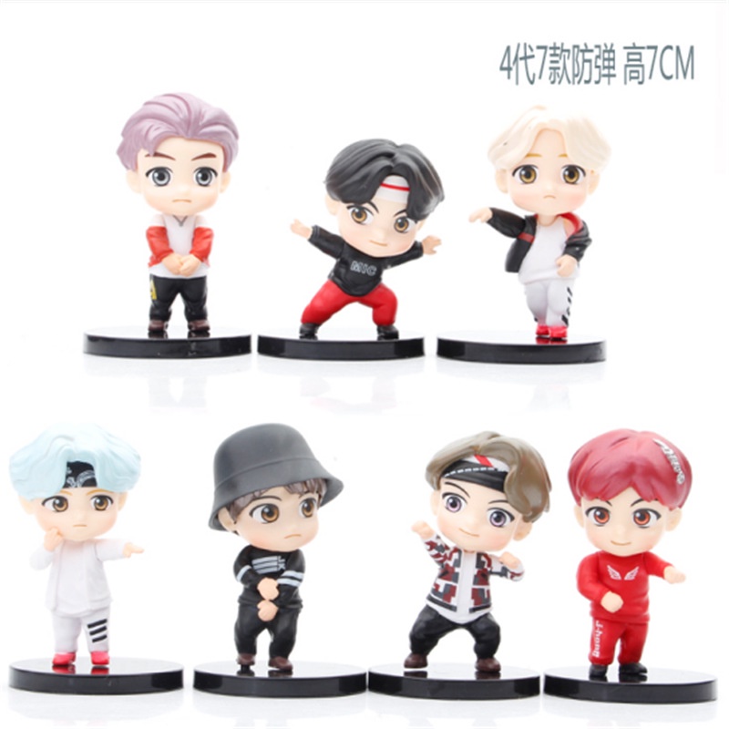 Action figure Bts Lucu Untuk Dekorasi Mobil