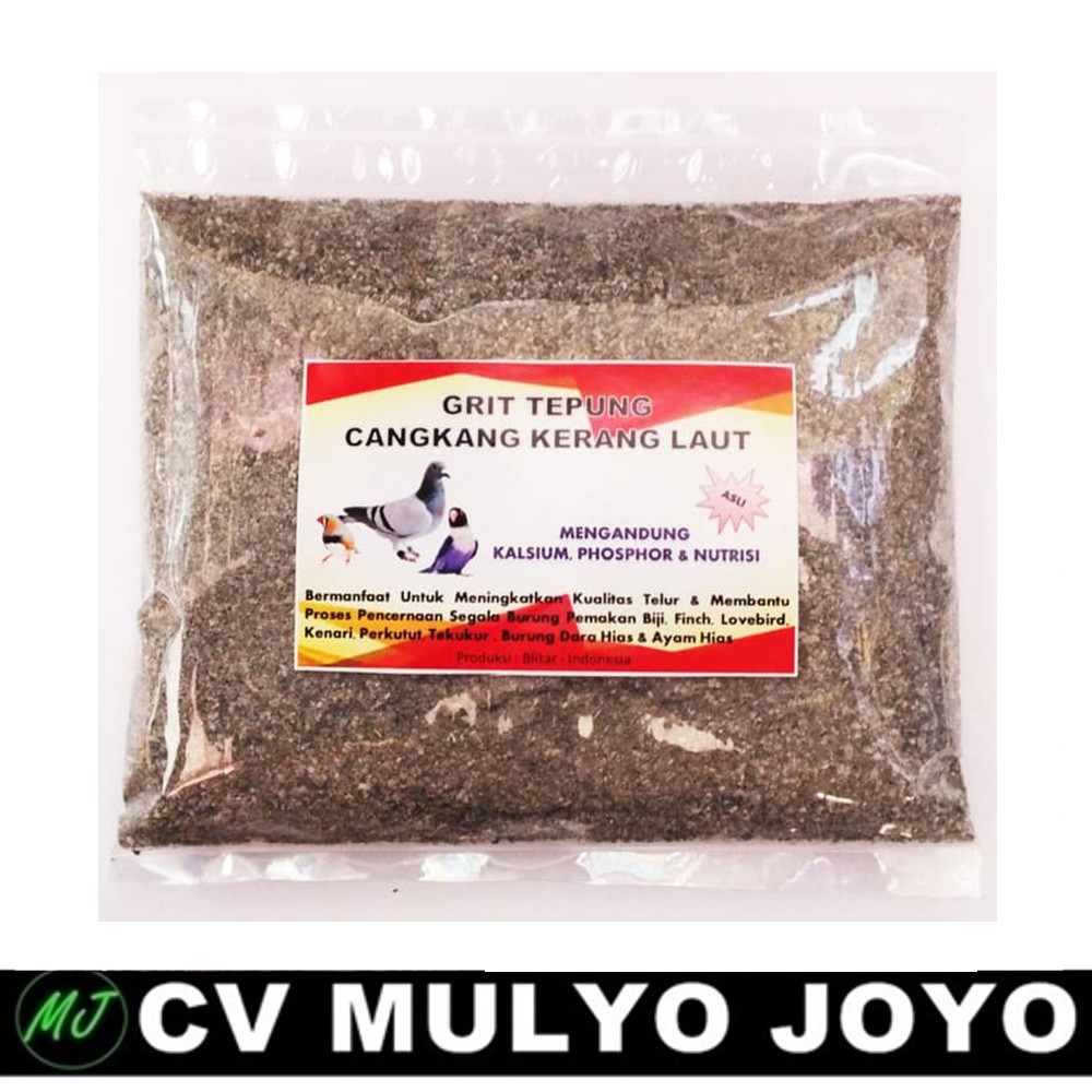 Nutrisi Grit Tepung Cangkang Kerang Laut untuk Lovebird Kenari Merpati