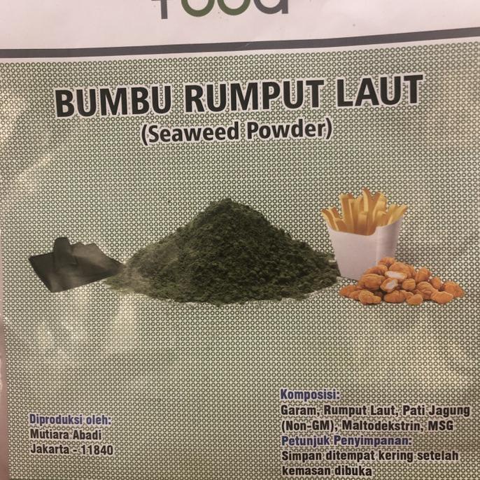 

PROMO COMEFOOD SEAWEED 1 KG / BUMBU TABUR RUMPUT LAUT / COME FOOD BUMBU & BAHAN MASAKAN MAKANAN &