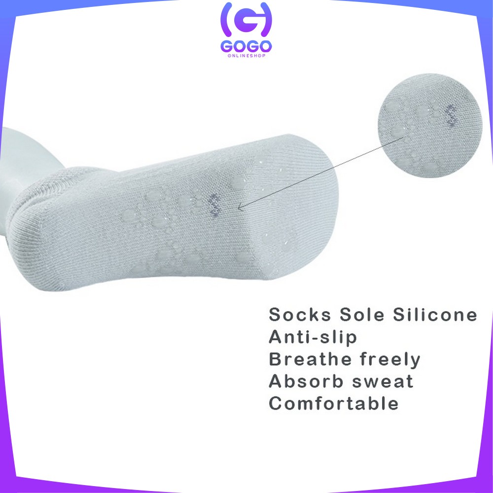 GOGO-P50 Kaos Kaki Pendek Anak Bayi Karakter Hewan Bahan Katun Lembut / Kaus Kaki Lucu Model Korea Import Cute Baby Sock