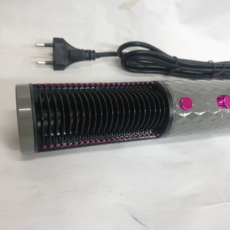 Pengering rambut sisir  hot brush hairdryer sisir blow curly Murah sonar sn5247