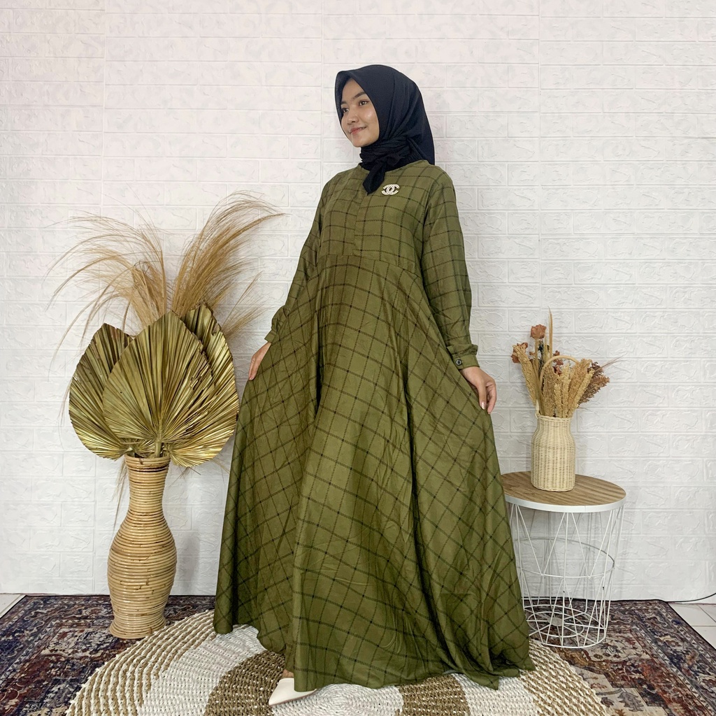 Gamis Toyobo Kotak Kotak