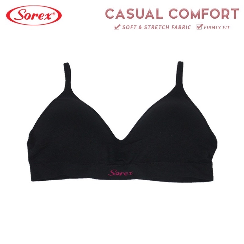 Sorex Bra Tanpa Kawat Busa Kait 2 Setara Cup B Bra Harian Casual Comfort BH 65001 - Sorex Bra