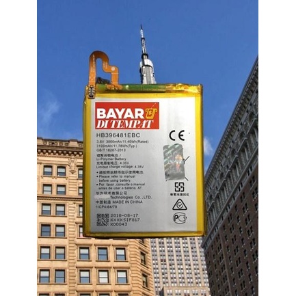 CAM-L21 / CAM L21 HUAWEI Y6II / Y6 DUAL / HONOR 5X / G7+ / G8 / HB396481EBC - ORIGINAL - Baterai Bat