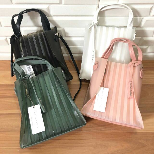 Charles & Keith Translucent Tote Bag