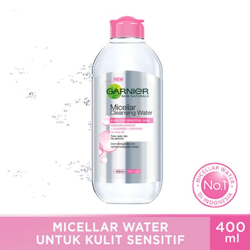 Garnier Micellar Water Pink 400 ML All Varian Terlaris