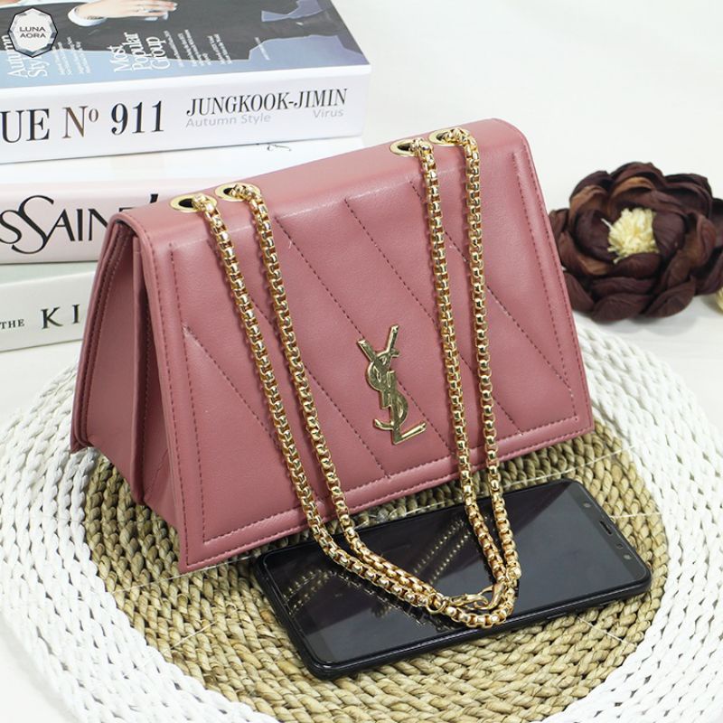 tas slempang wanita rantai model terbaru