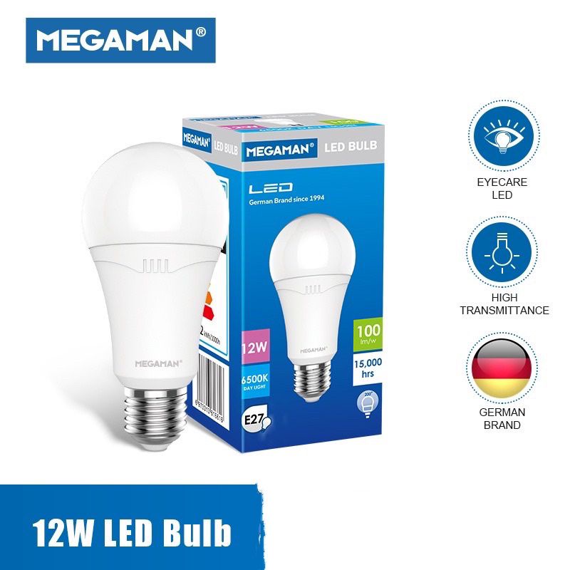 LAMPU MEGAMAN 12W LED BULB 12WATT BOHLAM