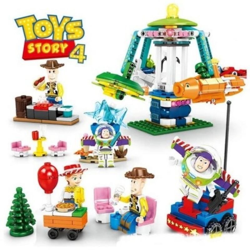Lego Block Toy Story Taman Bermain 8 in 1