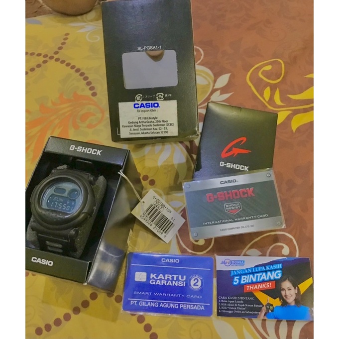 Casio G-Shock G-001BB-IDR G001BB-1 preloved