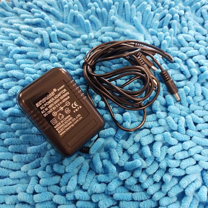 Adaptor Efek Gitar Biyang + Kabel Chain 9 Volt x 5