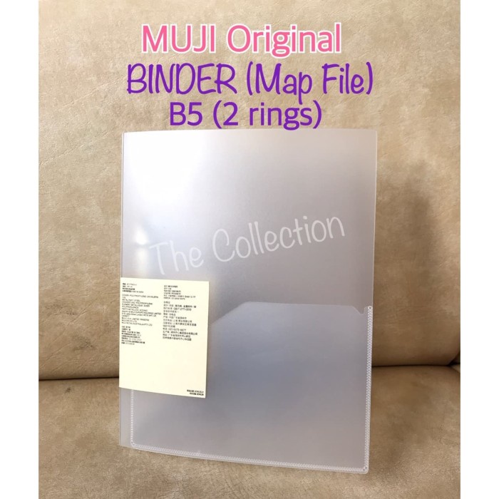 

Nikmati Atk0690Mj B5 Binder Map File Holder Plastik Muji 087037 Transparant Terlaris