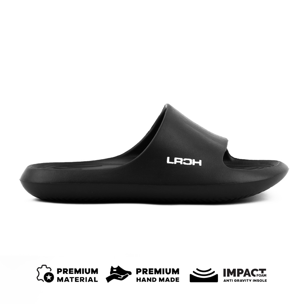 LEO RICHIE - Sandal Pria Wanita Leo Heavy Black
