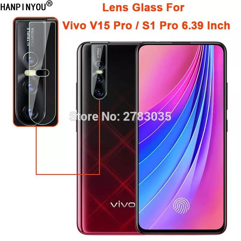 2in1- Tempered Glass Anti Gores Blue Light Layar Kamera Vivo V15 / V15 Pro Screen Protector Radiasi