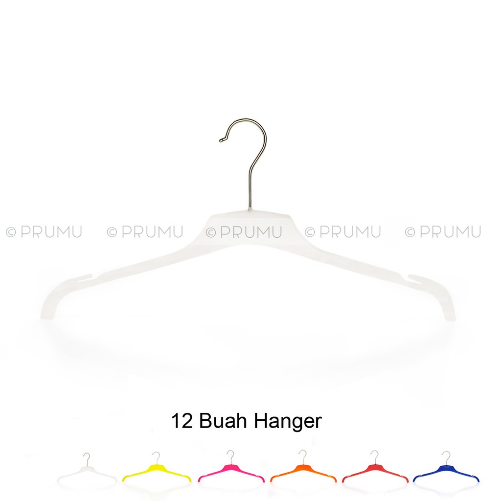 Grosir Hanger 282 - Gantungan Baju Plastik - Hanger Baju - Clothes Hanger- Gantungan Baju Toko