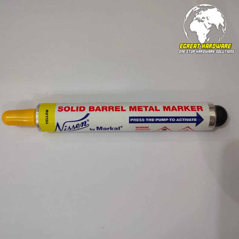 

Spidol Markal Nissen Steel Tip Solid Paint Marker 1/8