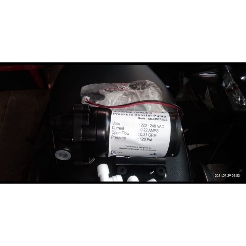 Pompa RO 24Volt Micron Booster Pump Reverse Osmosis