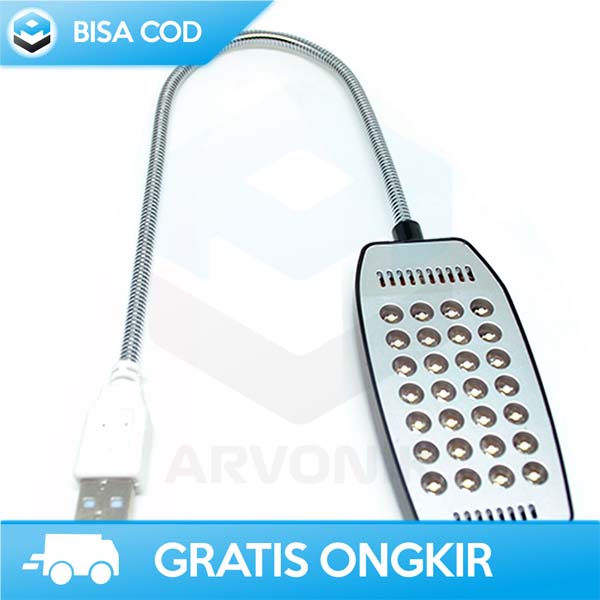 LAMPU BELAJAR LED USB TAFFLED 28 LED LAMPU TERANG FLEKSIBEL TERBAIK