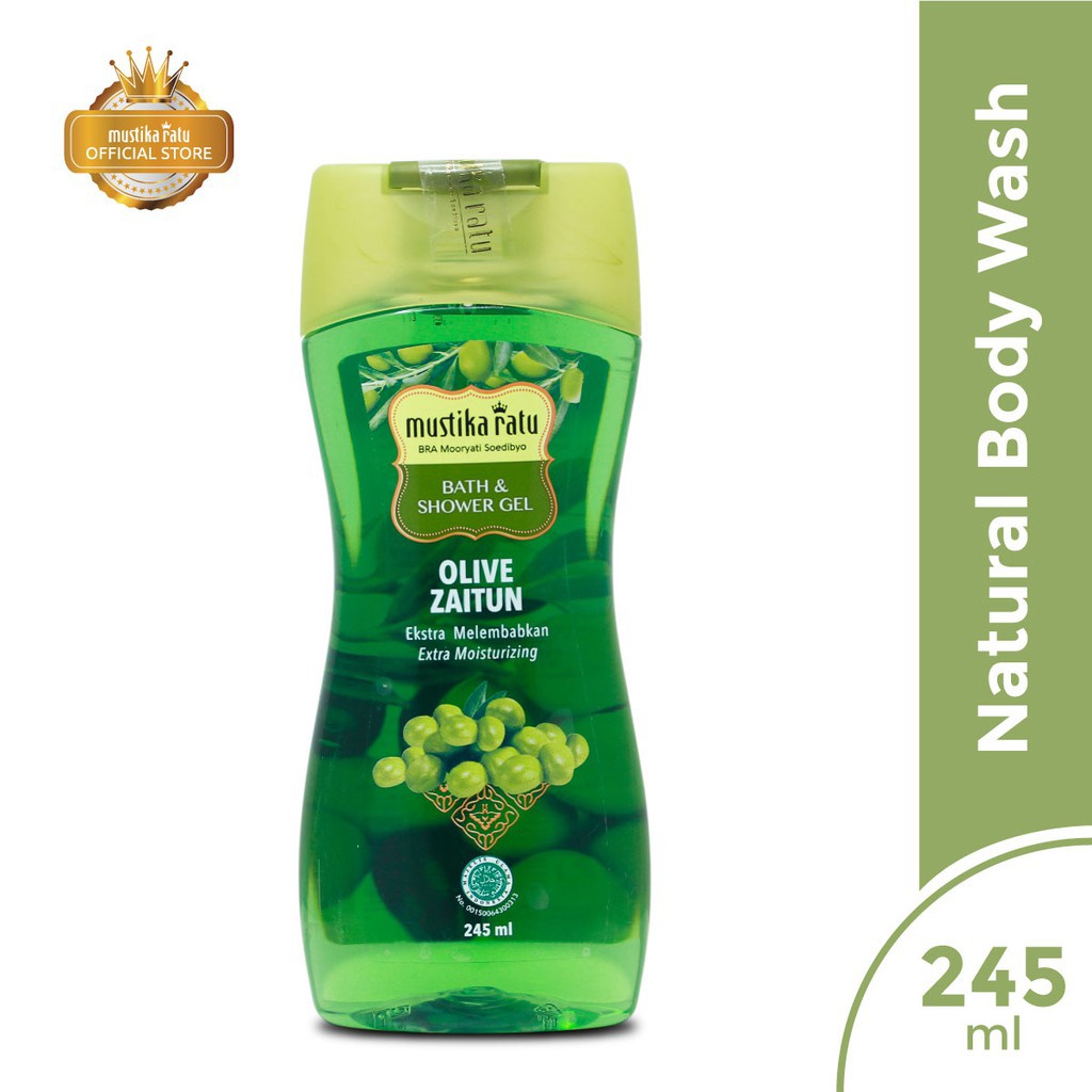 Mustika Ratu Bath &amp; Shower Gel Olive Zaitun 245ml