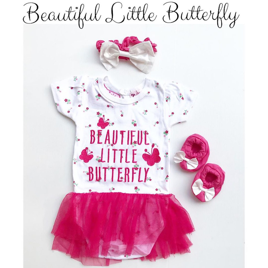 TSUM TWIN / BEAUTIFUL LITTLE MOMMY GEMPITA LOVE BUTTERFLY JUMPER SET jumper bayi jumper lucu berkarakter babeebabyshop