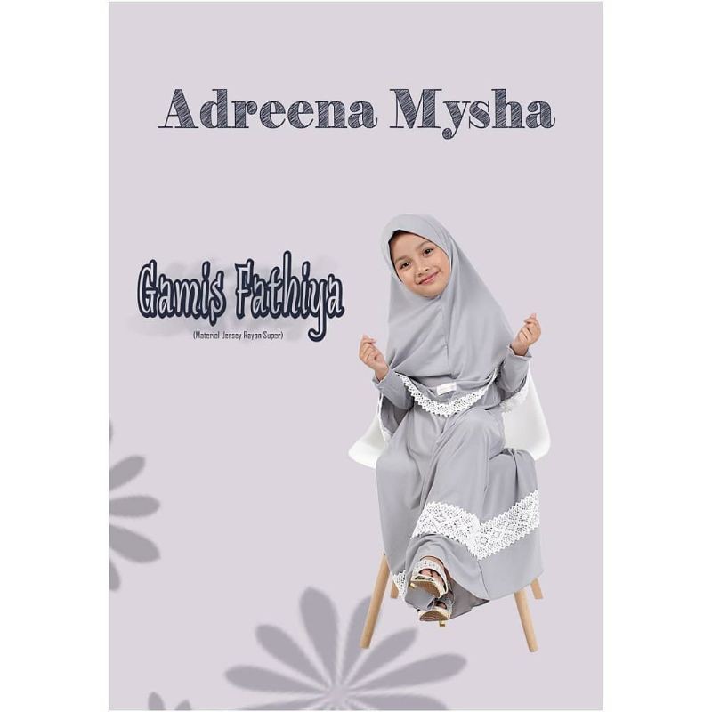 Gamis Fathiya Size 3-6 Tahun / Gamis Anak