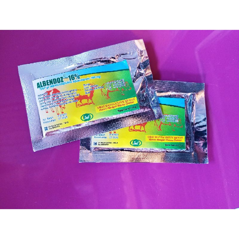 Albendoz Obat Cacing Ternak 15gr