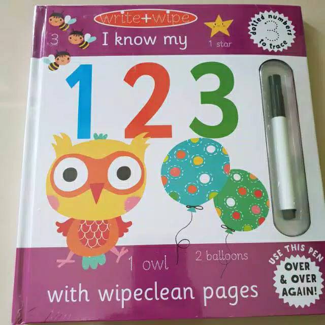 Write wipe book I Know my 123