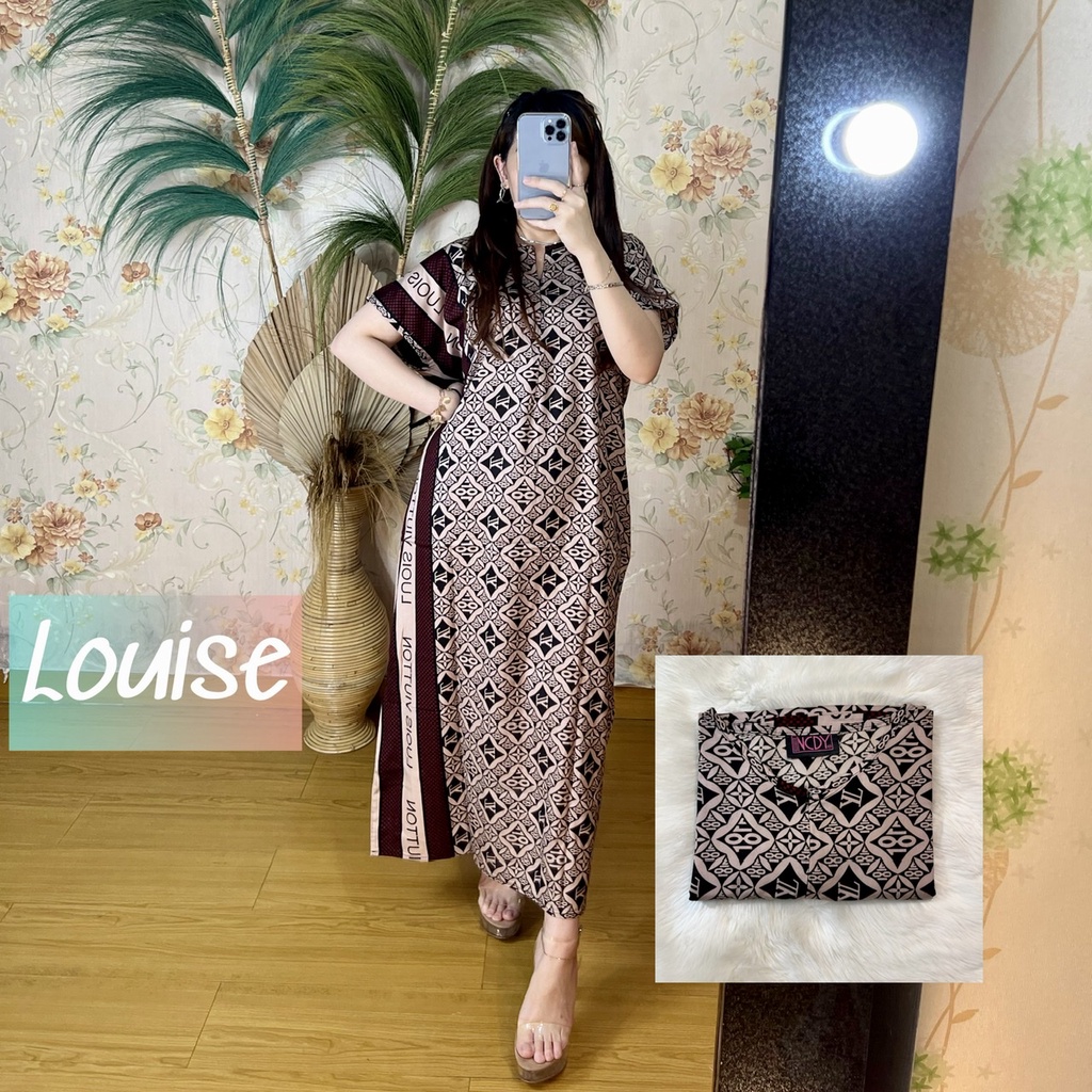 PART1 NCDY HOMEWEAR DASTER PANJANG SEMATA KAKI LD 130cm BUSUI FRIENDLY JUMBO-Louise