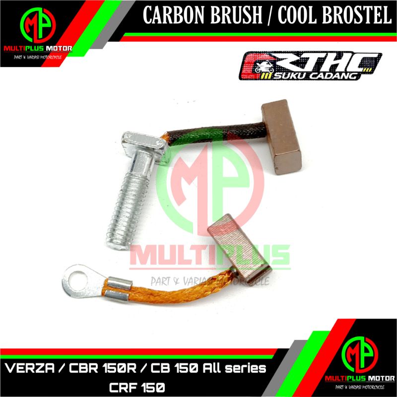 Cool Col brostel Arang areng dinamo stater starter Carbon brush,VERZA,CB 150 R,CBR 150R,CB 150R,CRF 